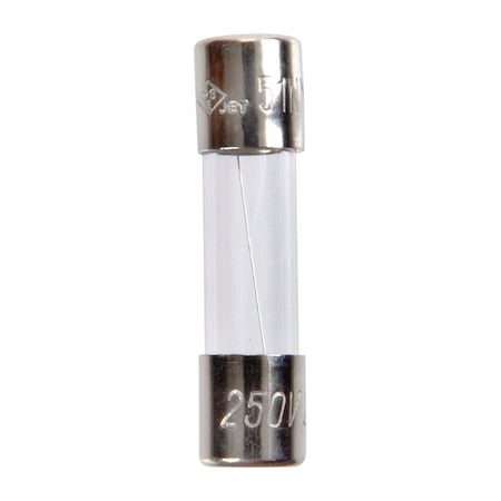 Jandorf Glass Fuse, GMA (FSC) Series, Fast-Acting, 2.5A, 250V AC 60684